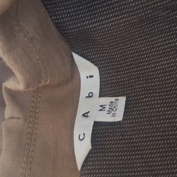 CAbi Treasure Hunter Steampunk Jacket Trench Coat Beige Cotton Blend SZ M - Picture 13 of 14